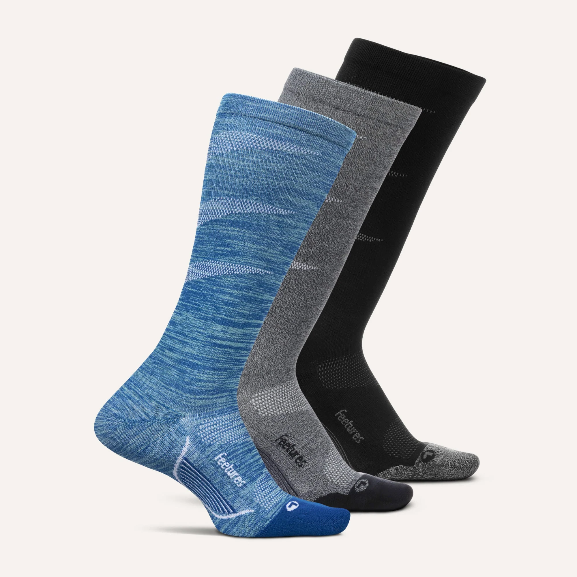 Graduated Compression Light Cushion Knee High 3 Pack - Image 5