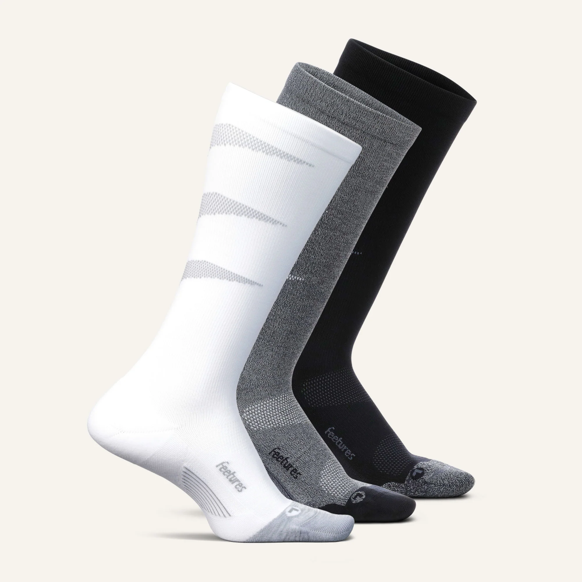 Graduated Compression Light Cushion Knee High 3 Pack - Image 9